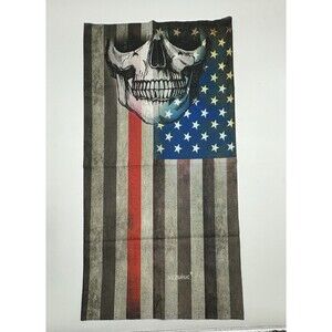 NEW Skull Flag Face Mask Pull Up Neck Gaiter Mask Seamless Headband Neckerchief